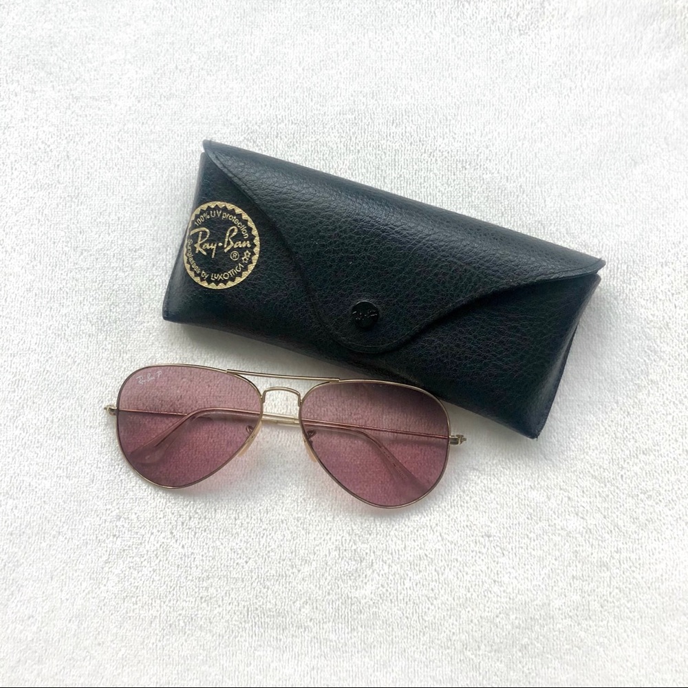 RAY-BAN Aviator Classic Polarized Sunglasses